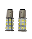 2 CONTACTO LUCES LED 27SMD 1157BLANCO (PAR)