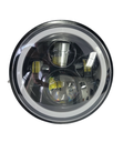 FARO LED 7" CIRC. 10-30V 48W OJO DE ANGEL BLANCO/AMBAR 70mm (UNIDAD)