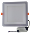 EMB. PANEL LED HALF. 6+2. 32K. ORANGE 6´´. 80 L/W. 85/265VOLTS. CUAD.