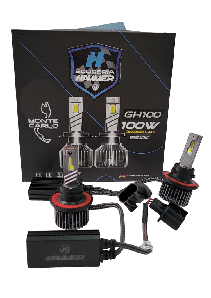 MONTE CARLO SCUDERIA GH100 30.000LM 100W H13 6000K