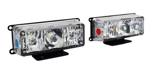 STROBO 3 LEDS FEDERAL SIGNAL ROJO AZUL