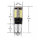 T10 57SMD ESTROBO BLANCO (PAR)