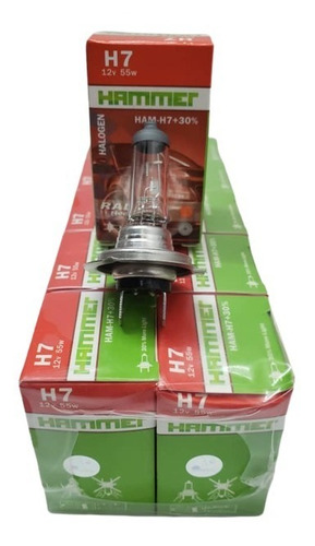 H7 12V 55W RALLY CAJA 10 UNIDADES
