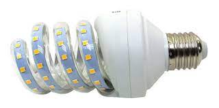 ESPIRAL LED - E27 - 12W - 100 LXW - 65K - 85/265 VOLTS.