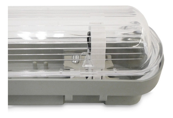 LUMINARIA ANTIPOLVO - 60 CMTS - 2 TUBOS LED IP44 - 2X20 CTMS