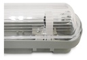 LUMINARIA ANTIPOLVO - 60 CMTS - 2 TUBOS LED IP44 - 2X20 CTMS