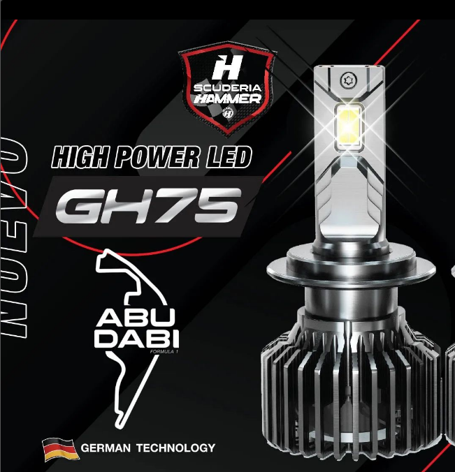 ABU DABI SCUDERIA HAMMER GH75 LED KIT 75W 9007 6500K