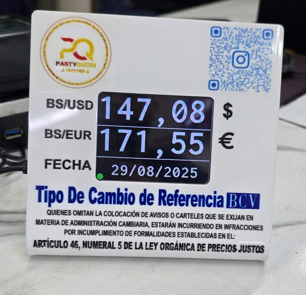 Pantalla BCV