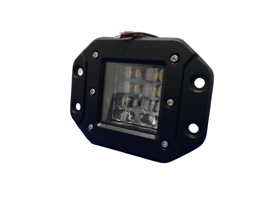 FARO LED 4" 24W 2835 SMD 10-30V F/ ESTROBO 3 FASES P/ EMPOTRAR