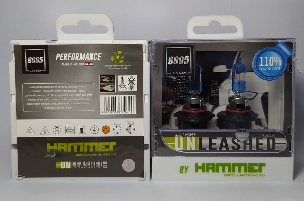 9005 NP UNLEASHED 110% 12V 60W