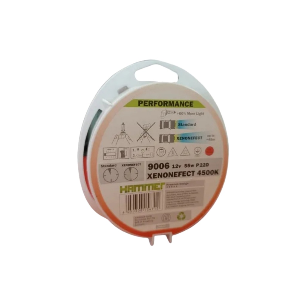 9006 12V 60/55W 4300K XENON EFECT BL DUO