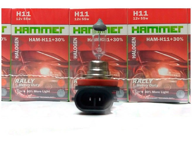 H11 12V 55W RALLY CAJA 10 UNIDADES