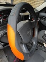 FORRO VOLANTE CUERO ED. LIMITADA NEGRO CON NARANJA