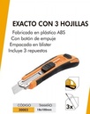 EXACTO CON 3 HOJILLAS 18*100MM