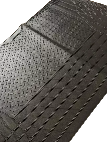 ALFOMBRA MALETA CUADRADA AJUSTABLE NEGRA 121X81CM (E)