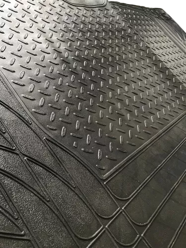 ALFOMBRA MALETA CUADRADA AJUSTABLE NEGRA 121X81CM (E)