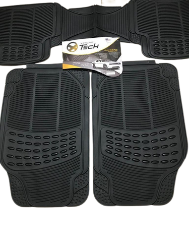 ALFOMBRA UNIVERSAL 3PIEZAS GOMA NEGRA