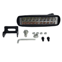 MINI BARRA LED 6,5¨ 18W 10-30V BLANCO/AMBAR C/FLASH (E)