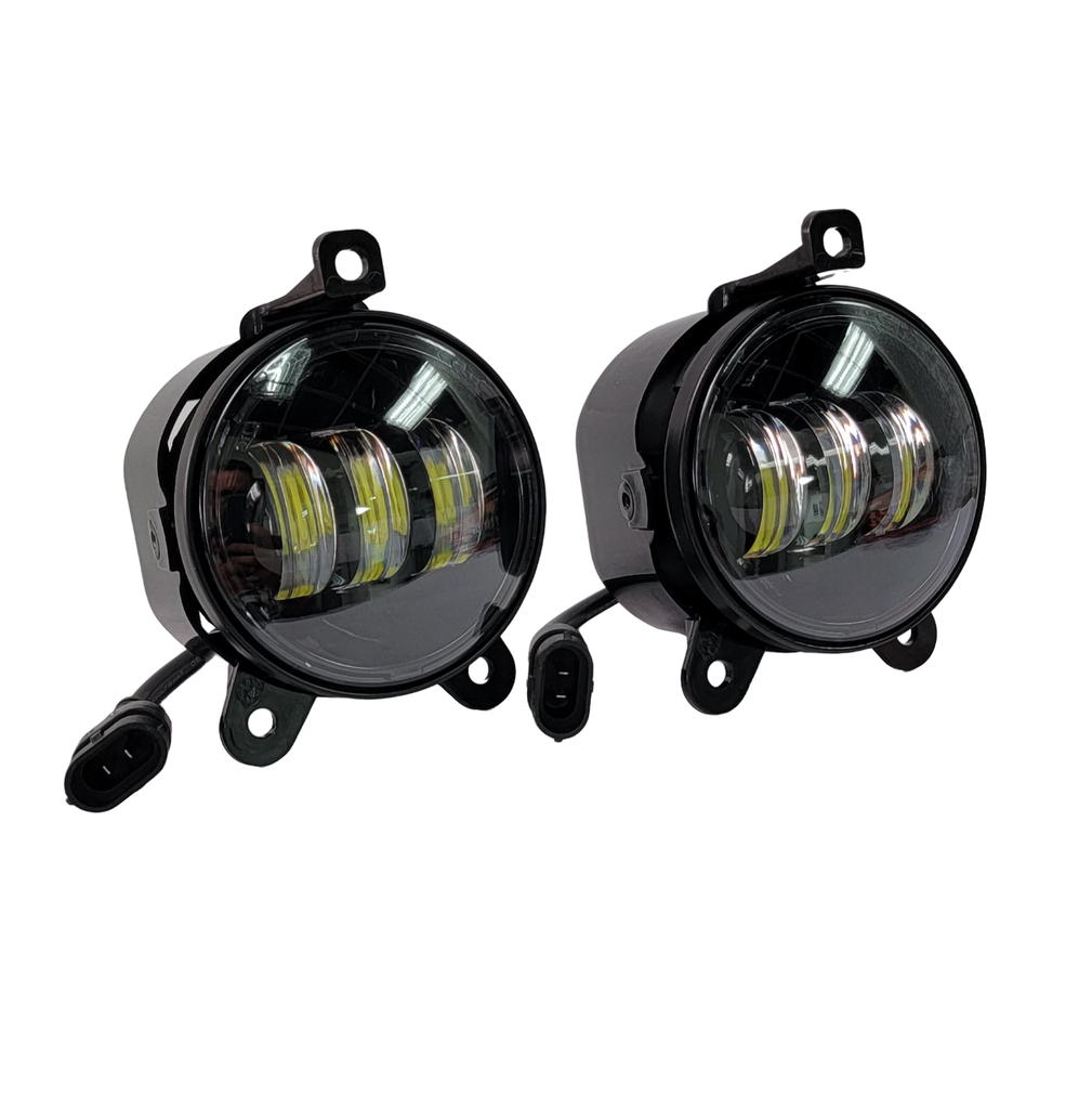 CARELO LED 4´´ 30W 10-30V BLANCO + AMBAR (PAR) 3BASES