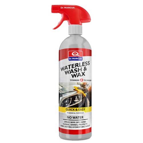 LAVADO EN SECO CON CERA/WATHERLESS WASH & WAX TITANIUM INTENSE BY DR MARCUS 750ML