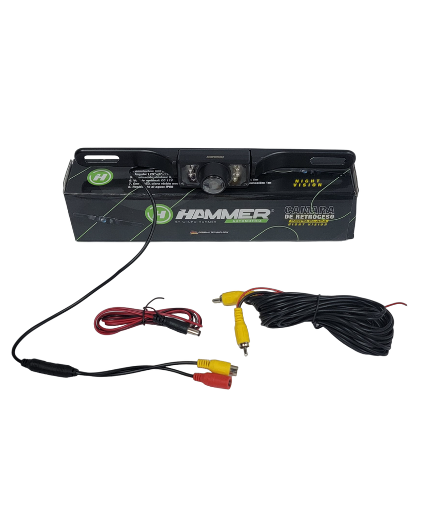 CAMARA DE RETROCESO PORTA PLACA NIGHT VISION (E)