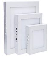 PANEL LED SUPERFICIAL CUADRADO LED HALF - 24WATTS - 65K AL. 80 L/W - 85/265 VOLTS.