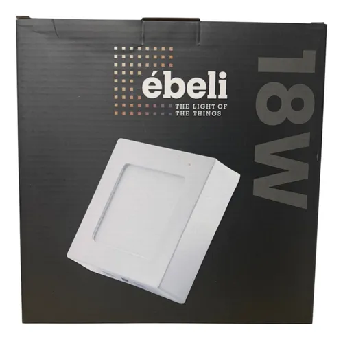 PANEL SUPERFICIAL CUADRADO 18W EBELI