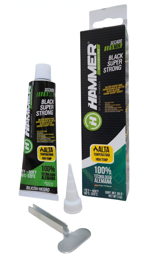 SILICON NEGRO AUTOMOTRIZ HAMMER 85G