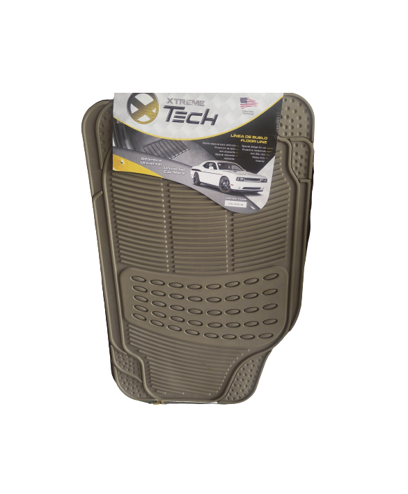 [AF0102] ALFOMBRA UNIVERSAL 3 PIEZAS GOMA BEIGE