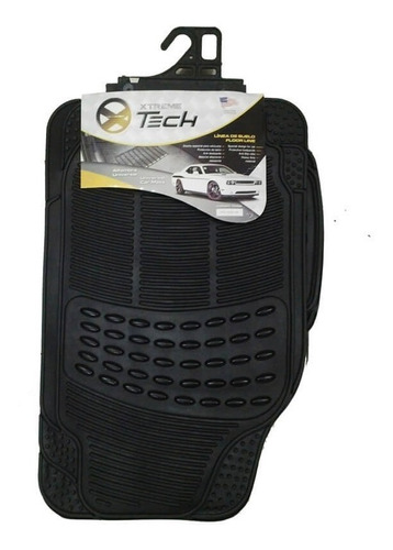 [AF0101] ALFOMBRA UNIVERSAL 3PIEZAS GOMA NEGRA