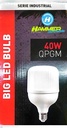 BULBO LED - BIG - E27 - 40W - 65K - 100 L/W - 30.000 HORAS - 85/265 VOLTS