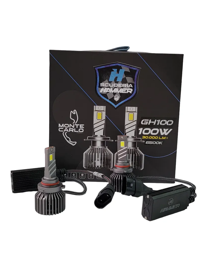 MONTE CARLO SCUDERIA GH100 30.000LM 100W 9006 6000K