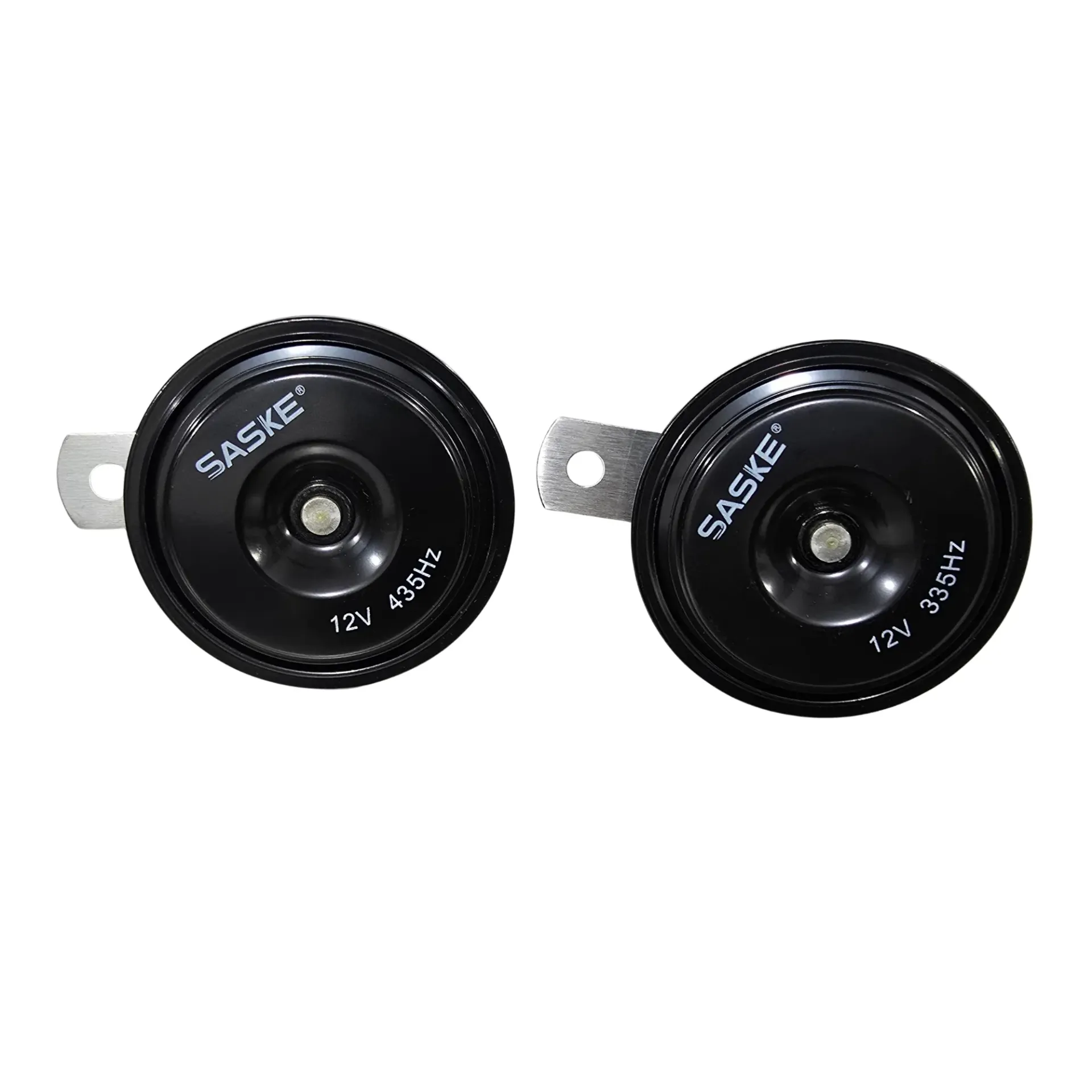 [JN-203] JUEGO DE CLAXON NEGRO MINI 12V (420/335Hz) SASKE