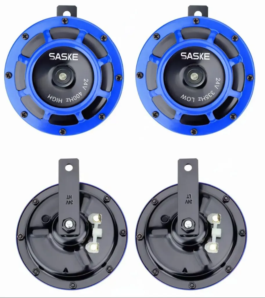 CLAXON SUPER SONANTE 24V (420/335Hz) - Azul SASKE