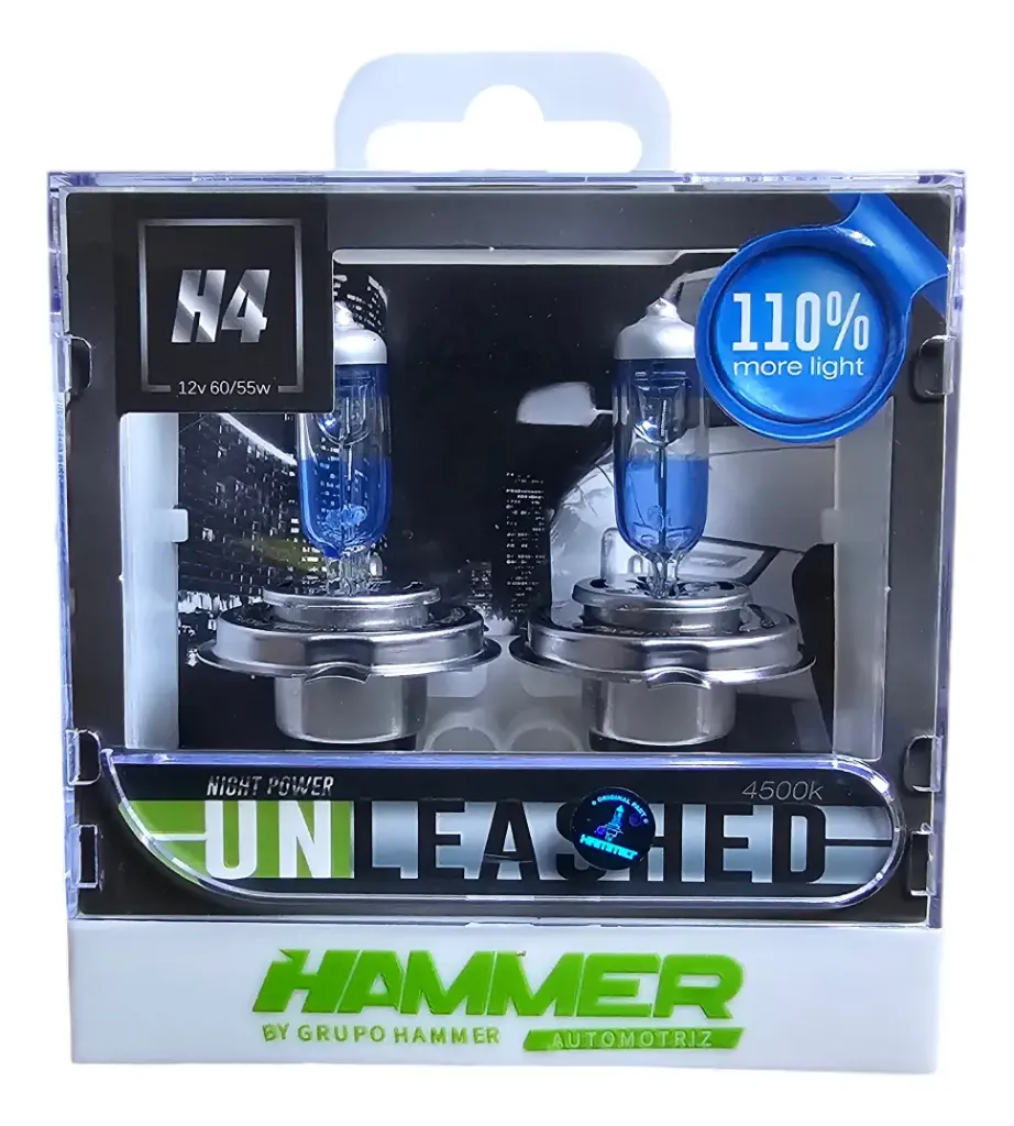 [HA1203] H4 NO UNLEASHED 110% 12V 60/55W H4NPU