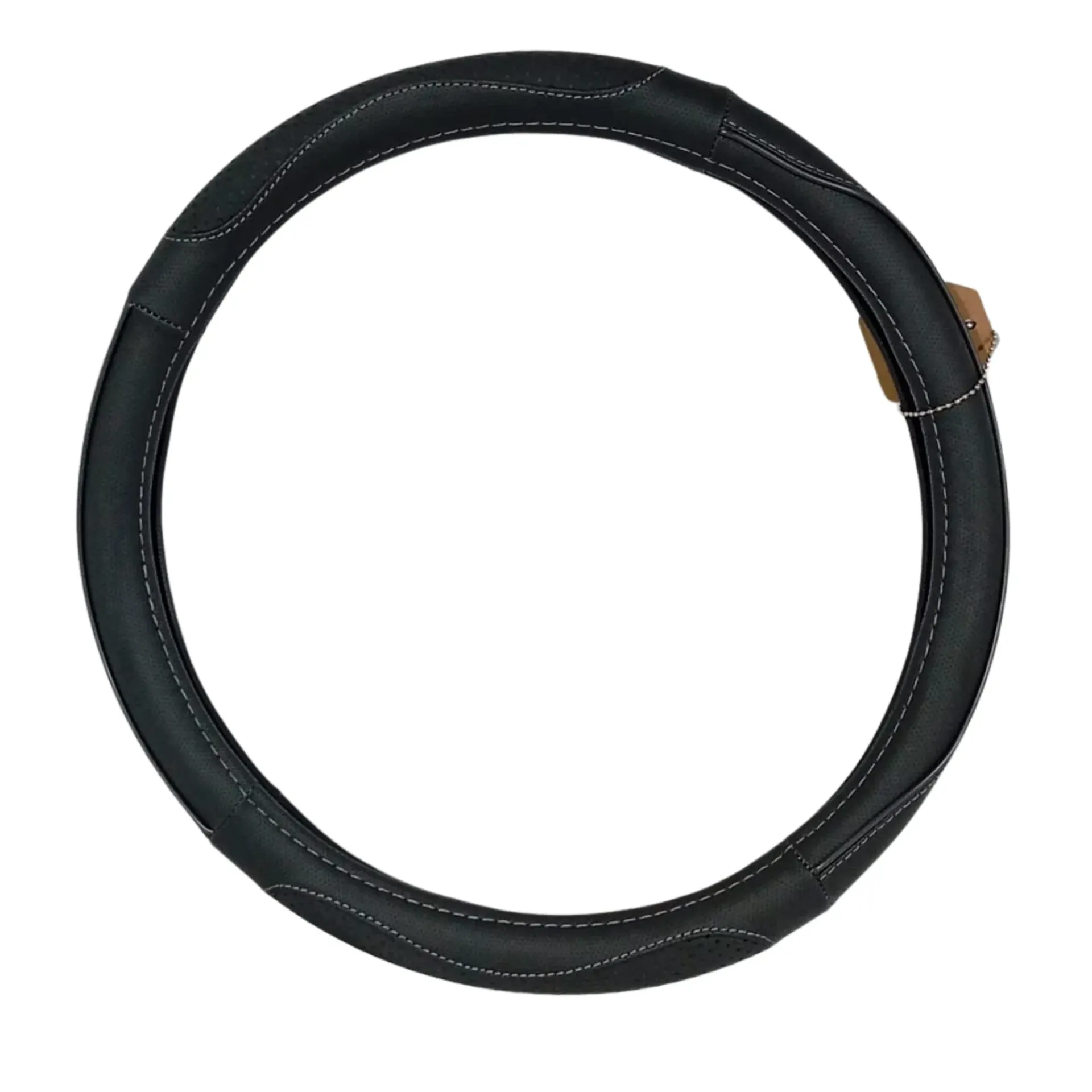 [FVS0201] FORRO DE VOLANTE CUERO NEGRO