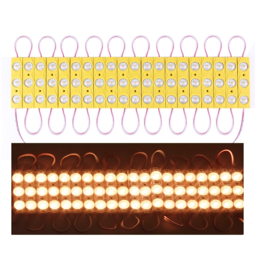[CL0110] CLD MODULO 3 LED 3030SMD 12V 20PCS SET AMARILLO (E)