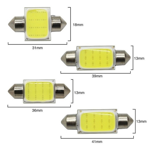 CLD LED DE TECHO FESTON T11*36mm 1,5w BLANCO