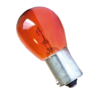 1 CONTACTO BASE METALICA COLOR AMBAR