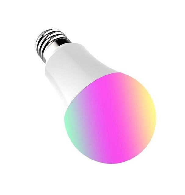 BULBO LED - RGB-SMART WIFI - 12W - E27 - DIMERIZABLE - 100/140 VOLTS - 90 L/W - CONTROL DE HORARIO - CONTROL REMOTO BOMBILLO