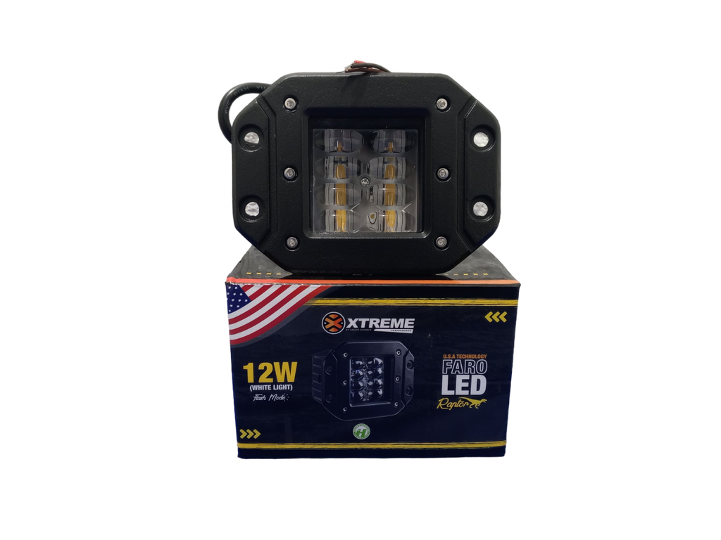 [FA0134] FARO LED 4" 24W 2835 SMD 10-30V F/ ESTROBO 3 FASES P/ EMPOTRAR