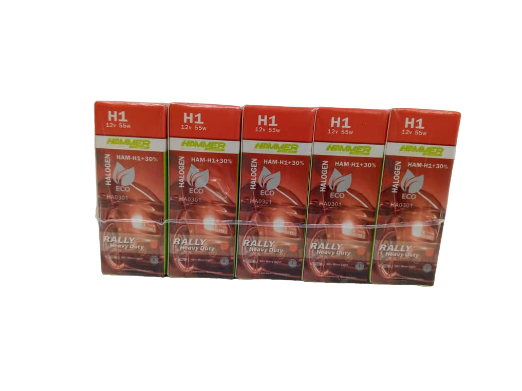 H1 12V 60/55W RALLY CAJA 10 UNIDADES