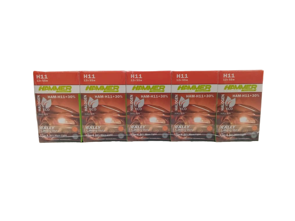 H11 12V 55W RALLY CAJA 10 UNIDADES