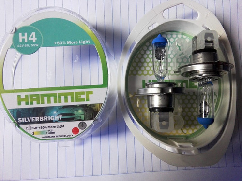 H4 12V 60/55W P43T SILVER BRIGHT BL DUO