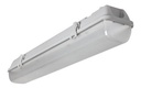 LUMINARIA ANTIPOLVO - 60 CMTS - 2 TUBOS LED IP44 - 2X20 CTMS