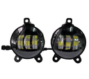 CARELO LED 4´´ 30W 10-30V BLANCO + AMBAR (PAR) 3BASES