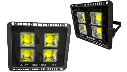 REFLECTOR LED PLUSS - 200W - 65K - IP65 - 100 L/W - 85/277 VOLTS - TG09