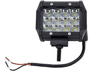 FARO LED 4´´ 12LED 3030 10-30V SPOT AMBAR + BLANCO C/FLASH