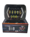 FARO LED 7´´ RECT. 10-30V 65W ALT/BAJ C/CRUCE AMBAR 65MM (UNIDAD)