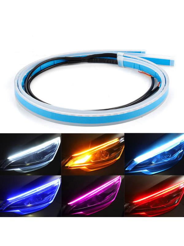 Cinta led 60cm para auto (PAR) ROJO